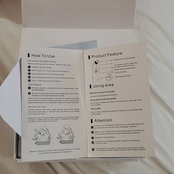 New Electric Blackhead Remover Face Cleaner - Picture 7 of 12